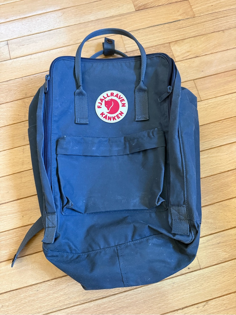 Fjallraven Kånken Navy Blue Backpack - 15inch laptop backpack